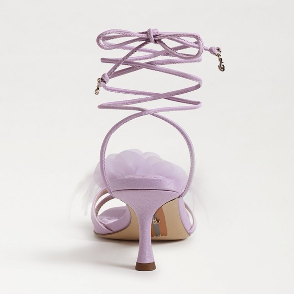 Sam Edelman Pammie Ankle Wrap Dress Sandal in Orchid Blossom - Picture 3 of 10